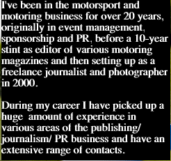 I've been in the motorsport